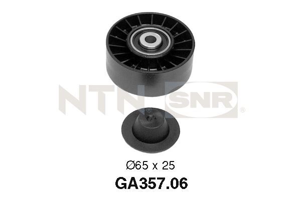 SNR GA357.06 Deflection/Guide Pulley, V-ribbed belt