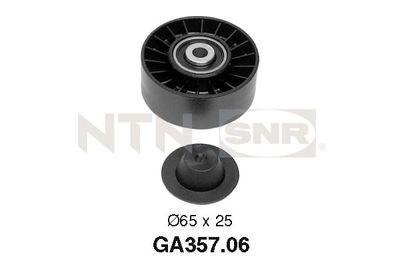Deflection/Guide Pulley, V-ribbed belt SNR GA357.06