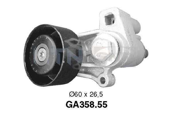 SNR GA358.55 Tensioner Pulley, V-ribbed belt