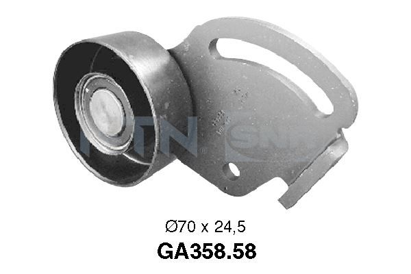 SNR GA358.58 Tensioner Pulley, V-ribbed belt