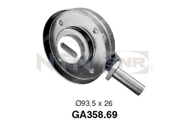 SNR GA358.69 Tensioner Pulley, V-ribbed belt