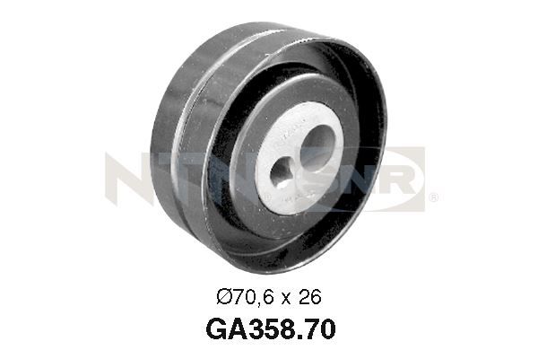 SNR GA358.70 Tensioner Pulley, V-ribbed belt