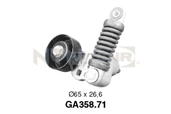 SNR GA358.71 Tensioner Pulley, V-ribbed belt