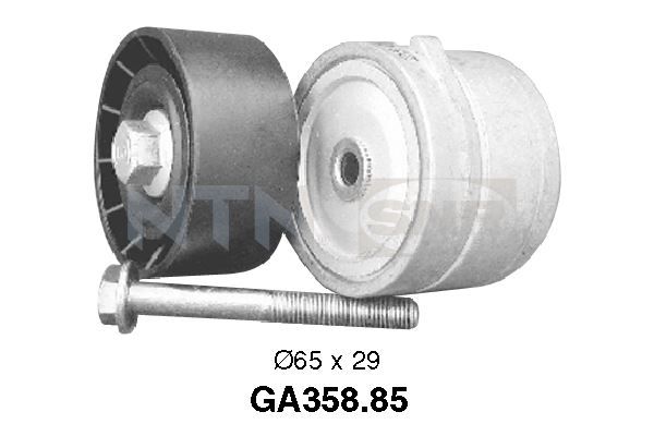 SNR GA358.85 Tensioner Pulley, V-ribbed belt