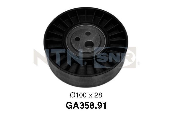 SNR GA358.91 Tensioner Pulley, V-ribbed belt
