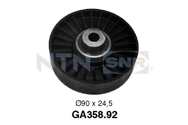 SNR GA358.92 Deflection/Guide Pulley, V-ribbed belt