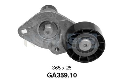 Tensioner Pulley, V-ribbed belt SNR GA359.10