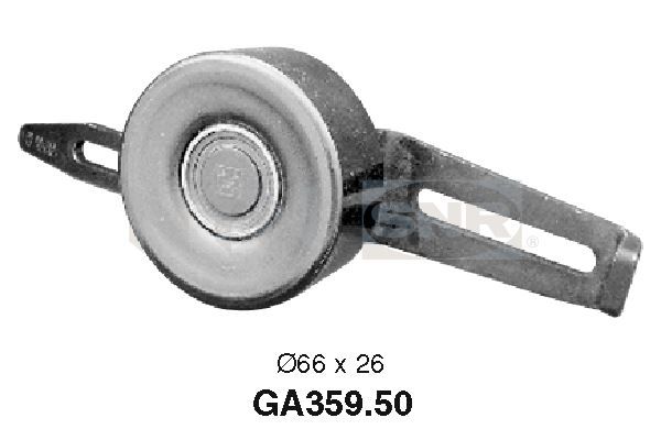 SNR GA359.50 Tensioner Pulley, V-ribbed belt