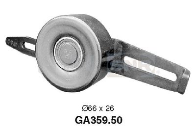 Tensioner Pulley, V-ribbed belt SNR GA359.50