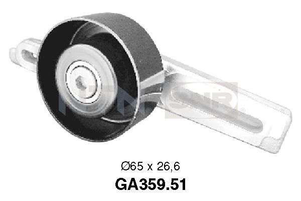 SNR GA359.51 Tensioner Pulley, V-ribbed belt