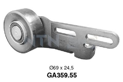Tensioner Pulley, V-ribbed belt SNR GA359.55