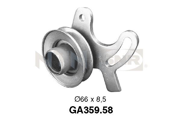SNR GA359.58 Tensioner Pulley, V-ribbed belt