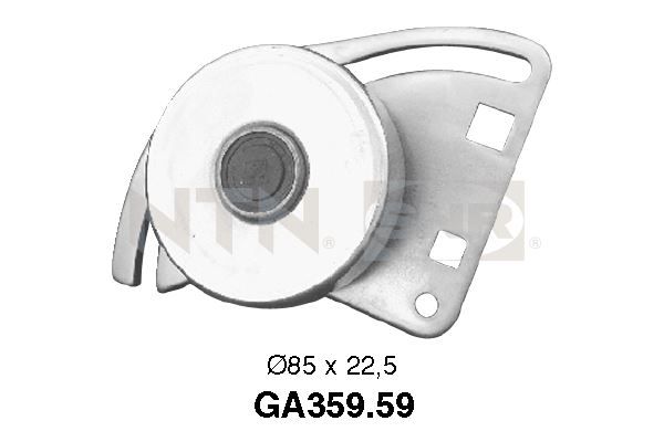 SNR GA359.59 Tensioner Pulley, V-ribbed belt