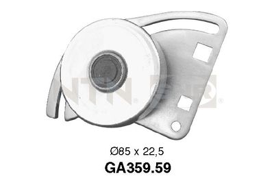 Tensioner Pulley, V-ribbed belt SNR GA359.59