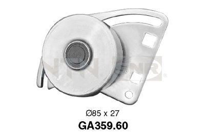 Tensioner Pulley, V-ribbed belt SNR GA359.60