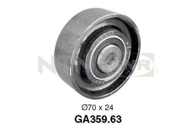 Deflection/Guide Pulley, V-ribbed belt SNR GA359.63