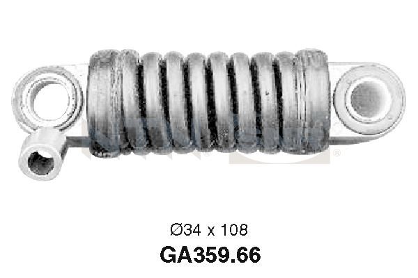 SNR GA359.66 Tensioner Pulley, V-ribbed belt