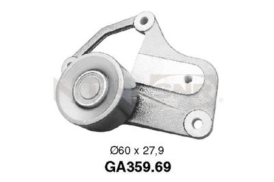Deflection/Guide Pulley, V-ribbed belt SNR GA359.69
