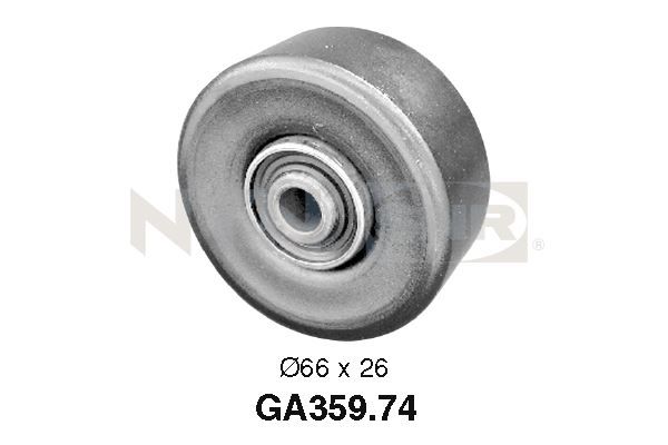SNR GA359.74 Deflection/Guide Pulley, V-ribbed belt