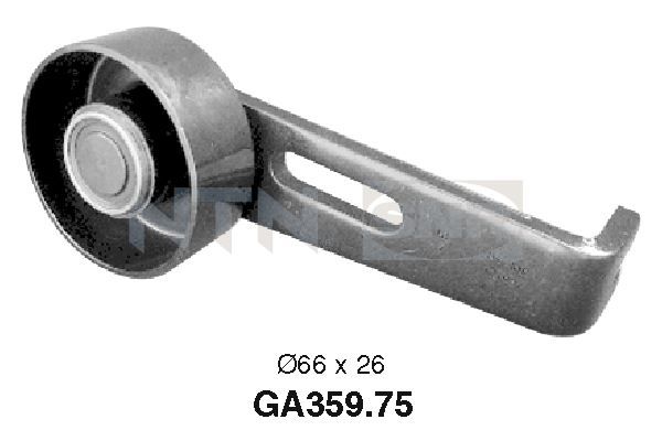 SNR GA359.75 Tensioner Pulley, V-ribbed belt