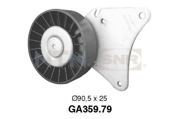 SNR GA359.79 Deflection/Guide Pulley, V-ribbed belt