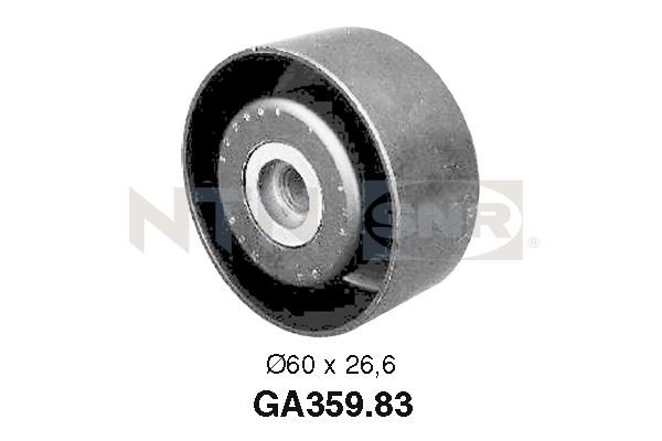 SNR GA359.83 Tensioner Pulley, V-ribbed belt