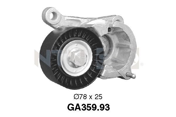 SNR GA359.93 Tensioner Pulley, V-ribbed belt