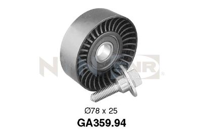Deflection/Guide Pulley, V-ribbed belt SNR GA359.94