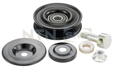 Tensioner Pulley, V-ribbed belt SNR GA368.01