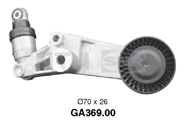 SNR GA369.00 Tensioner Pulley, V-ribbed belt