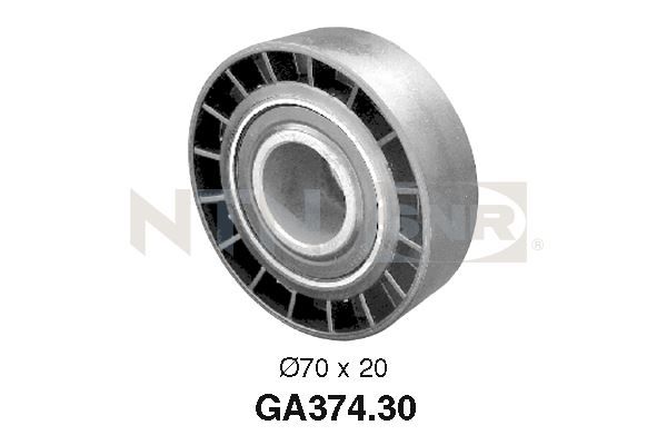 SNR GA374.30 Tensioner Pulley, V-ribbed belt