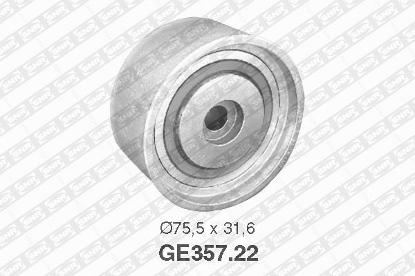 SNR GE357.22 Deflection/Guide Pulley, timing belt