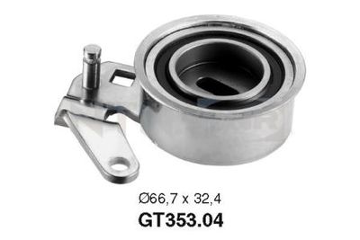 Tensioner Pulley, timing belt SNR GT353.04