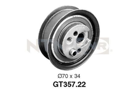 SNR GT357.22 Tensioner Pulley, timing belt