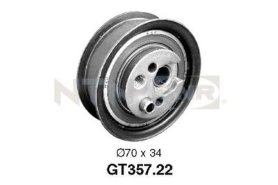 Tensioner Pulley, timing belt SNR GT357.22