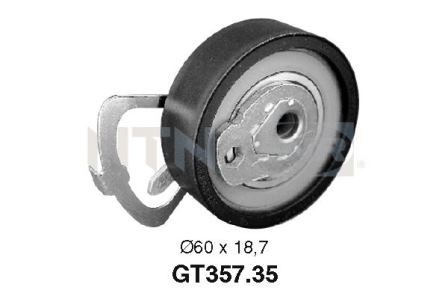 SNR GT357.35 Tensioner Pulley, timing belt