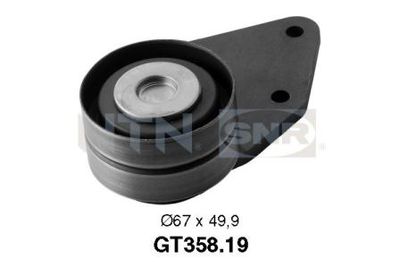 Tensioner Pulley, timing belt SNR GT358.19