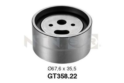 Tensioner Pulley, timing belt SNR GT358.22