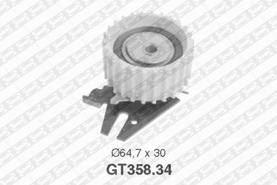 Tensioner Pulley, timing belt SNR GT358.34