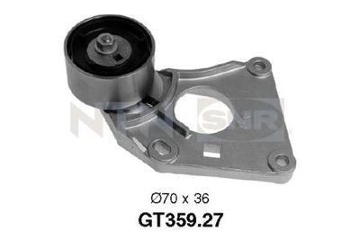 Tensioner Pulley, timing belt SNR GT359.27