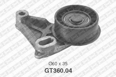 Tensioner Pulley, timing belt SNR GT360.04