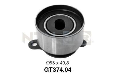 Tensioner Pulley, timing belt SNR GT374.04