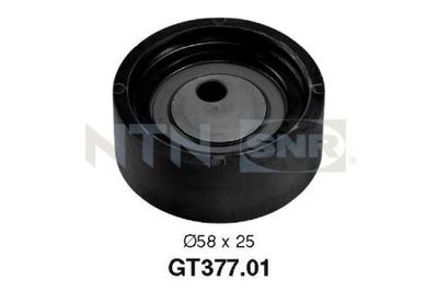 Tensioner Pulley, timing belt SNR GT377.01