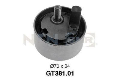 Tensioner Pulley, timing belt SNR GT381.01