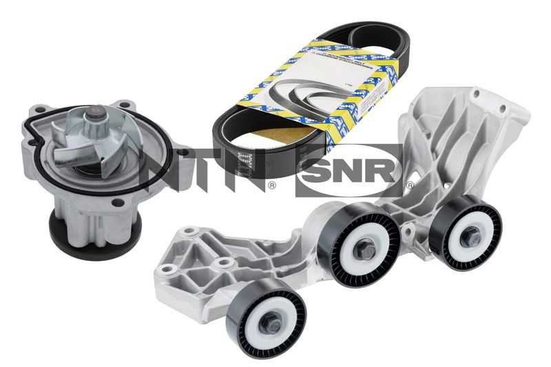 SNR KAP851.030 Water Pump + V-Ribbed Belt Kit