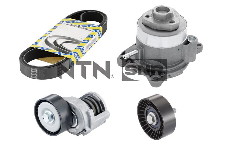 SNR KAP857.500 Water Pump + V-Ribbed Belt Kit