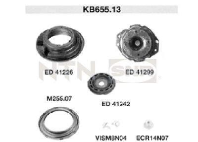 Repair Kit, suspension strut support mount SNR KB655.13