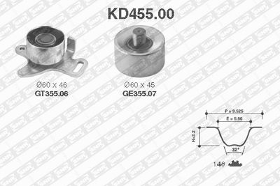 Timing Belt Kit SNR KD455.00
