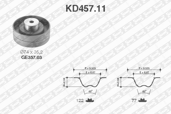 SNR KD457.11 Timing Belt Kit