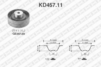 Timing Belt Kit SNR KD457.11